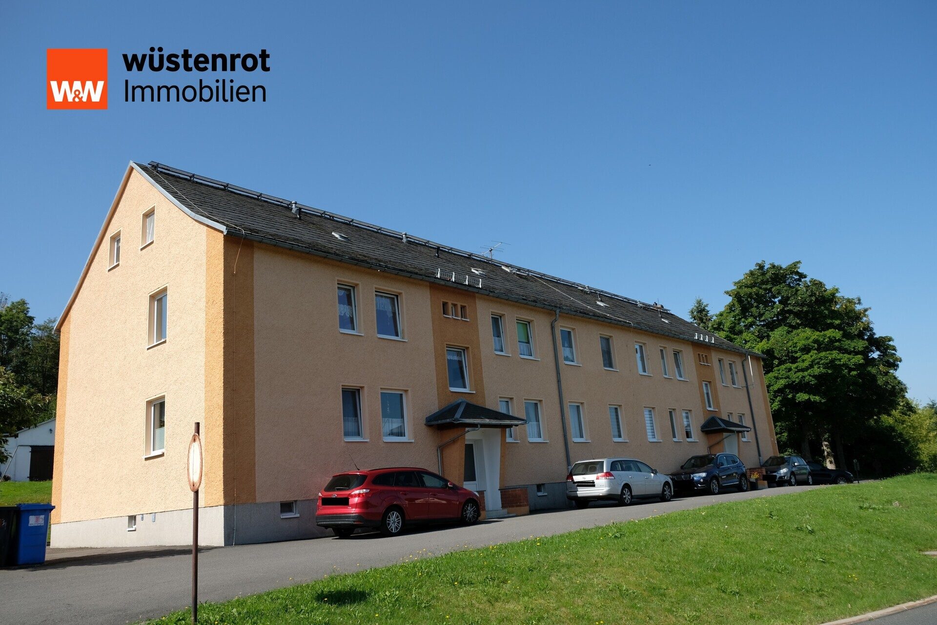Immobilienangebot - Frauenstein / Dittersbach - Alle - Schöne 3-Raum-ETW mit Garage, Garten & 211 m² Grundstück in Frauenstein-Dittersbach