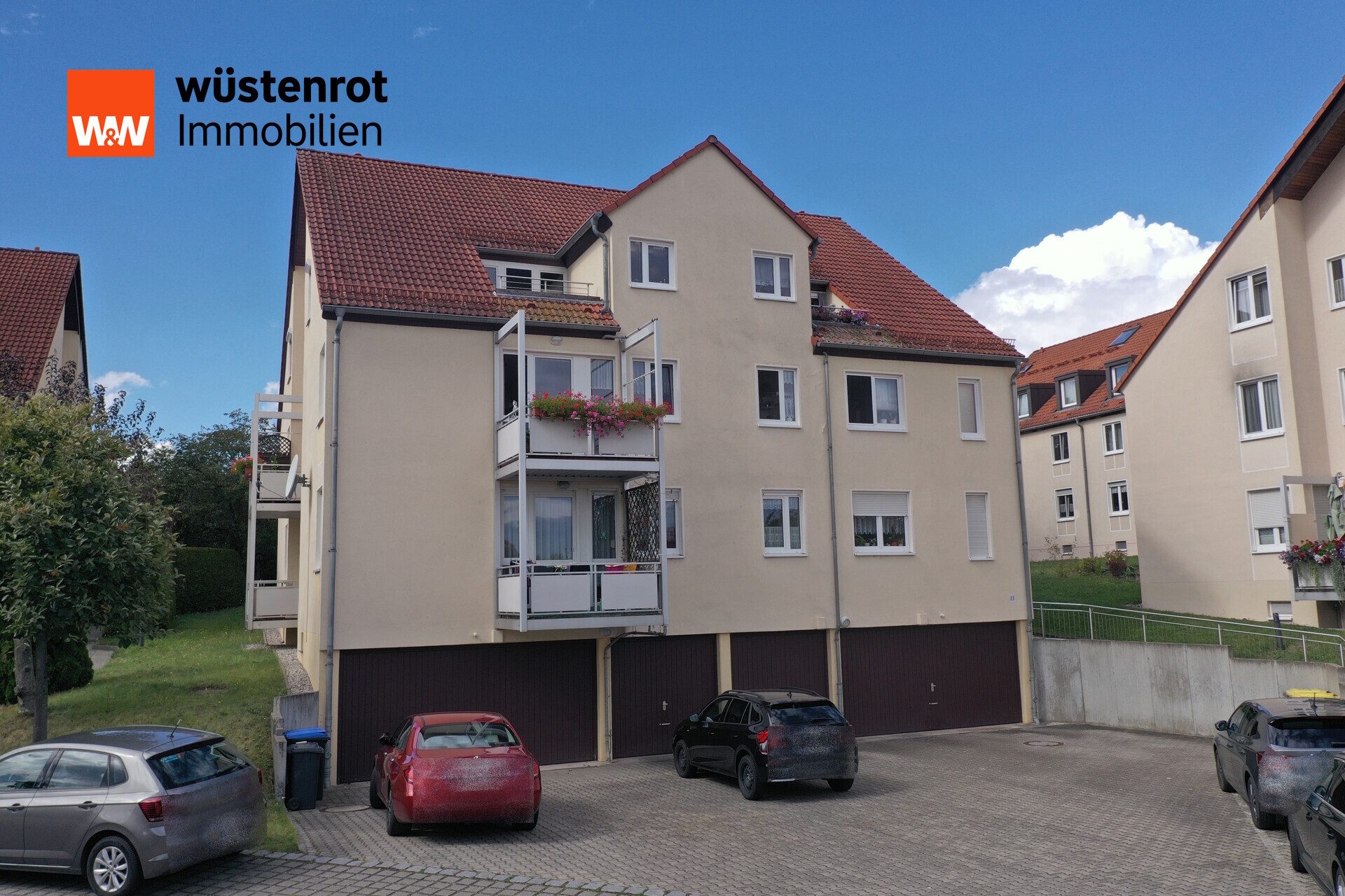 Immobilienangebot - Nossen - Alle - Ruhig. Sonnig. Komfortabel. 3-Zimmer-Wohnung mit Balkon & Garage in Nossen