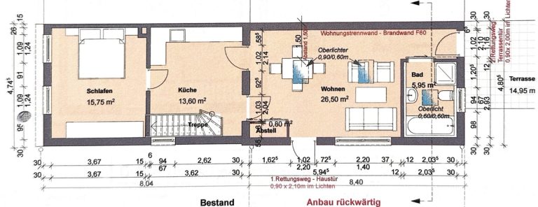 Immobilienangebot - Preetz - Alle - Kleine aber feine DHH mit bereits genehmigter Erweiterungsmöglichkeit und großem Garten