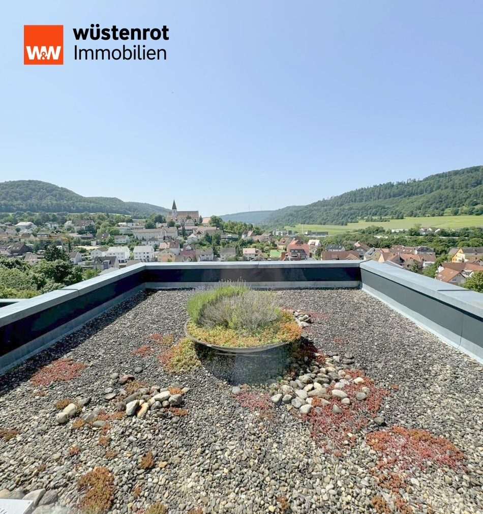 Immobilienangebot - Aalen - Alle - Traumhafter Ausblick! Terrassenwohnung/ Penthouse mit 2 Garagen und 2 separaten Eingängen