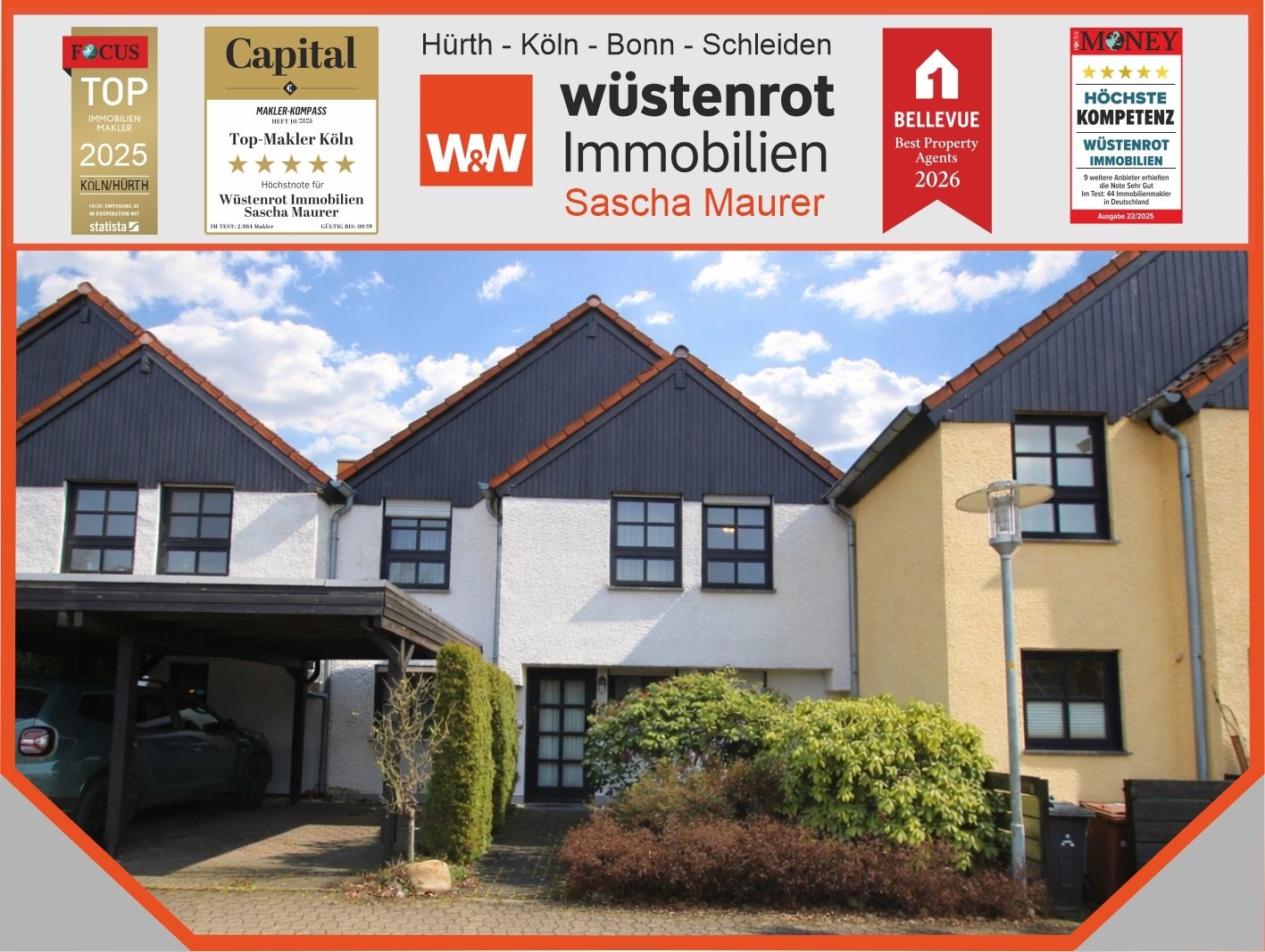 Immobilienangebot - Meckenheim - Alle - Mit 3D: Attraktives Reihenmittelhaus mit Garten und Carport – ideal für Familien