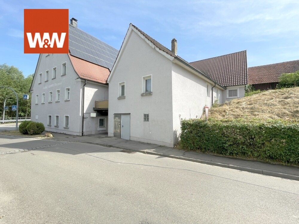 Immobilienangebot - Heuchlingen - Alle - Historisches Gebäude, mit Gaststätte, Festsaal, Metzgerei und weiteren Nebengebäuden zu verkaufen