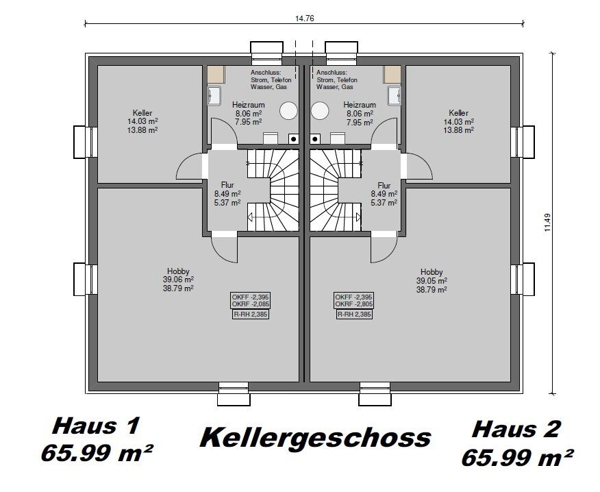 Immobilienangebot - Schwabach - Alle - Nur noch 1 Haus frei! Neubau-Doppelhaushälfte mit großem Grundstück in herrlich naturnaher Wohnlage