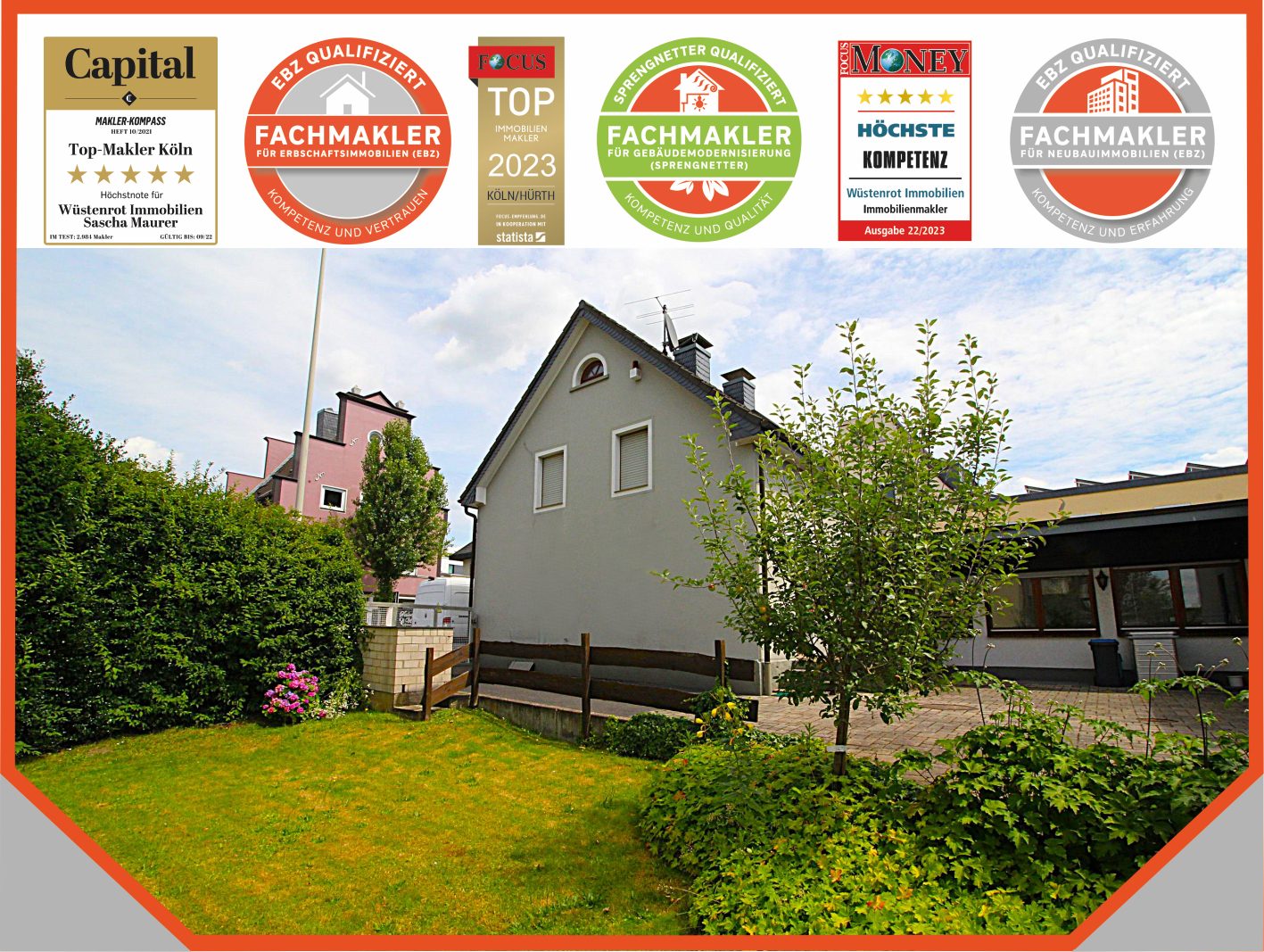 Immobilienangebot - Solingen - Alle - Kernsaniertes Einfamilienhaus mit (Bau)-Grundstück und großem Anbau mit vielen Nutzungsmöglichkeiten