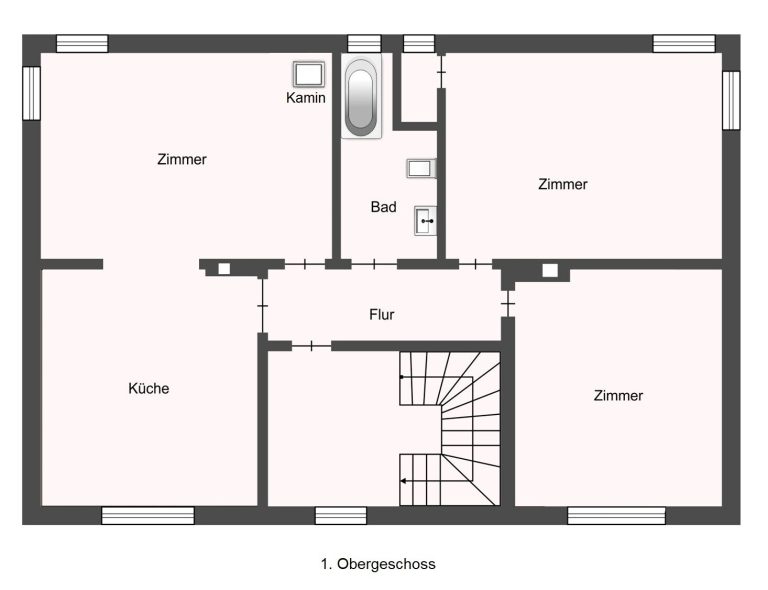 Immobilienangebot - Marl / Drewer - Alle - Zweifamilienhaus, großer Garten, Doppelgarage, Balkon und Terrasse, moderne Heizung, moderne Fenster