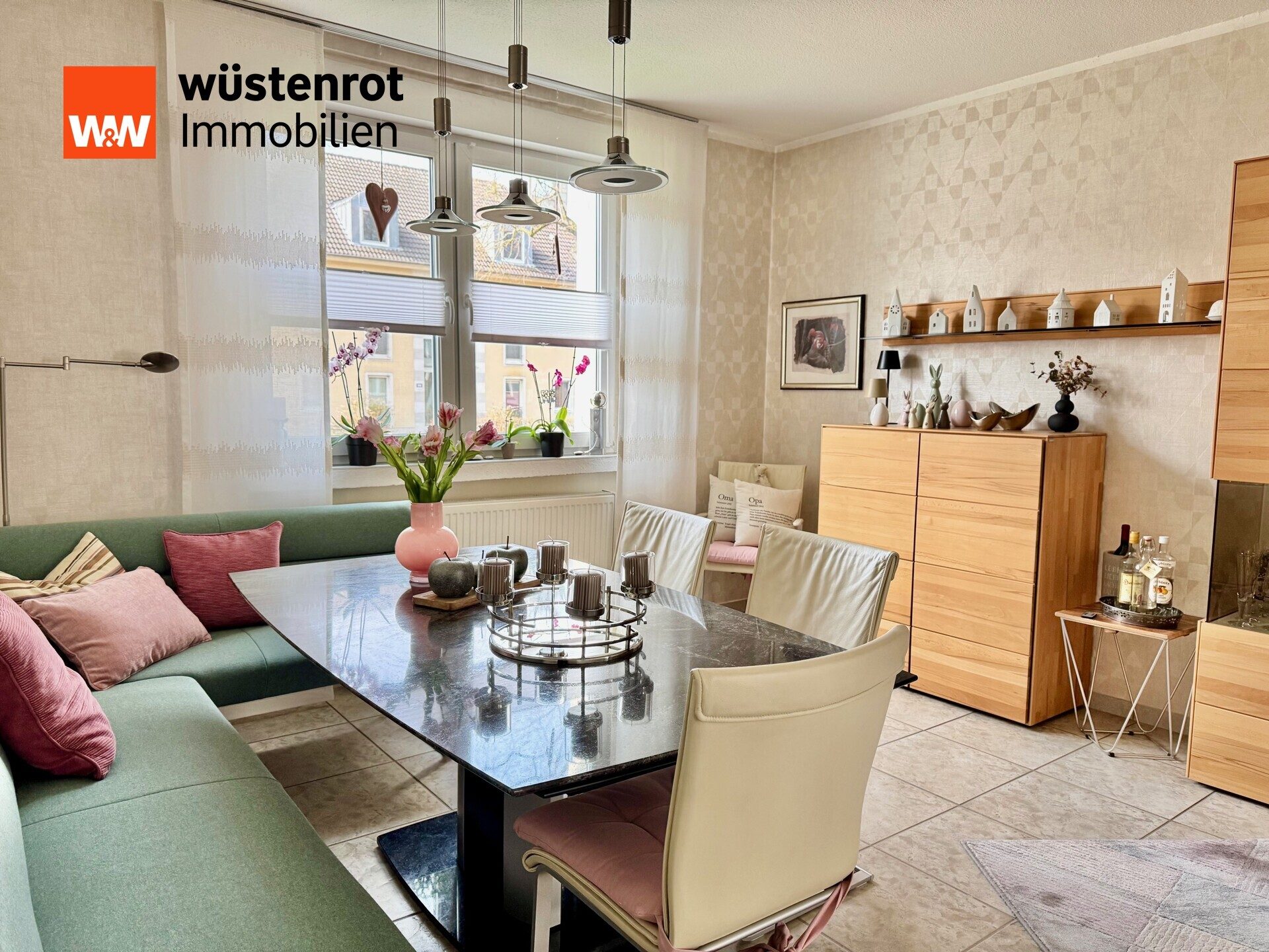 Immobilienangebot - Marl / Drewer - Alle - Zweifamilienhaus, großer Garten, Doppelgarage, Balkon und Terrasse, moderne Heizung, moderne Fenster