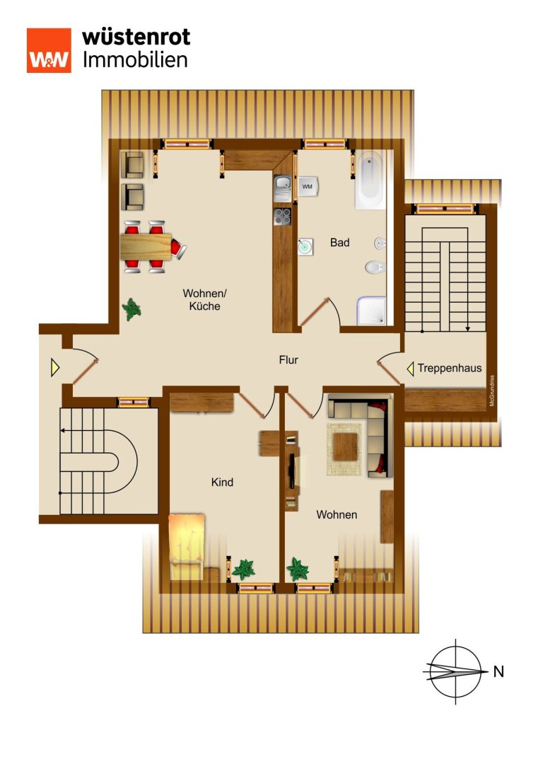 Immobilienangebot - Loßburg - Alle - Neuwertige und exclusiv ausgestattete 3-Zimmer-Eigentumswohnung am Ortsrand von Loßburg.