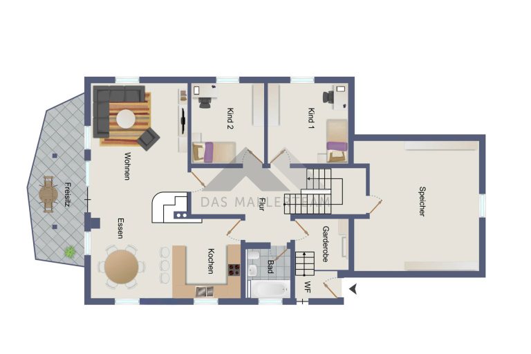 Immobilienangebot - Jengen / Beckstetten - Alle - Stilvolles Einfamilienhaus mit traumhaftem Ausblick, Doppelgarage & Vollunterkellerung