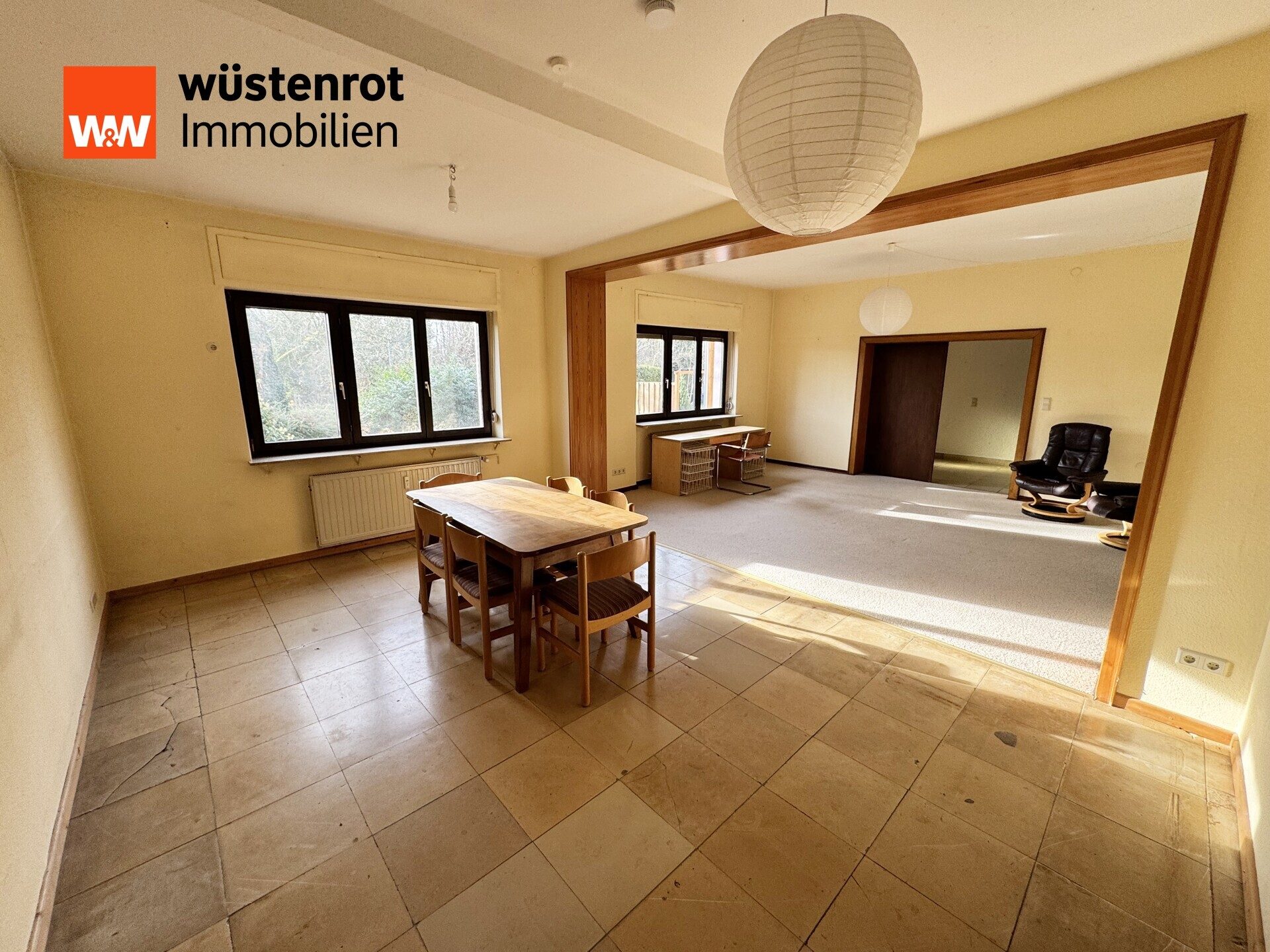 Immobilienangebot - Worms - Alle - +++WORMS-WEINSHEIM: DOPPELHAUSHÄLFTE MIT EINLIEGERWOHNUNG UND GEWERBERAUM IN RUHIGER, GRÜNER LAGE+++