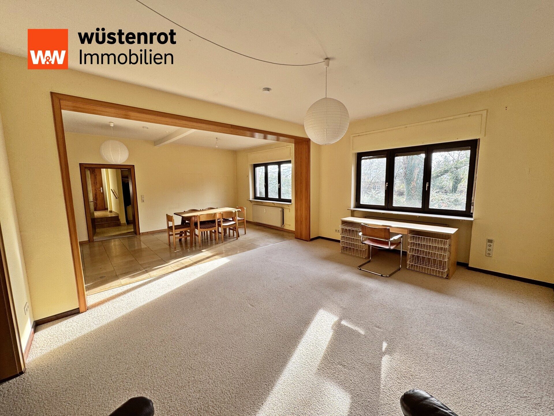 Immobilienangebot - Worms - Alle - +++WORMS-WEINSHEIM: DOPPELHAUSHÄLFTE MIT EINLIEGERWOHNUNG UND GEWERBERAUM IN RUHIGER, GRÜNER LAGE+++