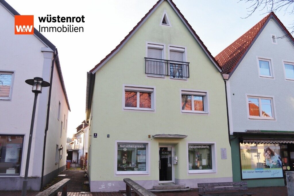 Immobilienangebot - Obergünzburg - Alle - Saniertes Wohn- und Geschäftshaus mit Garage im Zentrum von Obergünzburg mit Renditepotential 4,7 %
