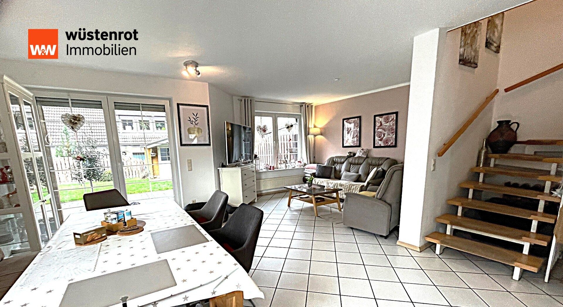 Immobilienangebot - Menden - Alle - WOHNEN und ARBEITEN 
frei gezogene DHH mit separatem Büro/Werkstattpavillon, 1 Garage Stellplätze
