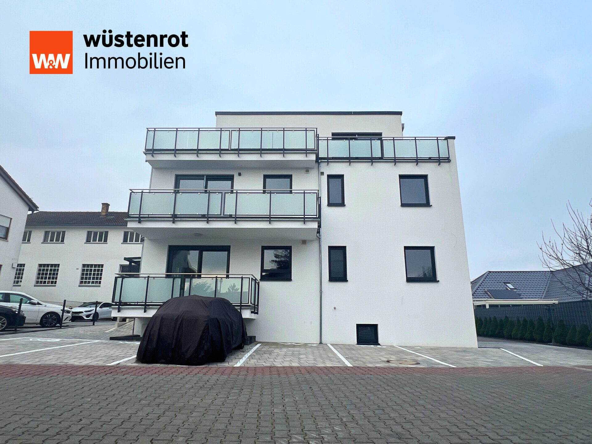 Immobilienangebot - Alzey - Alle - Helle Erdgeschosswohnung mit 3 Zimmern, Balkon & Stellplatz