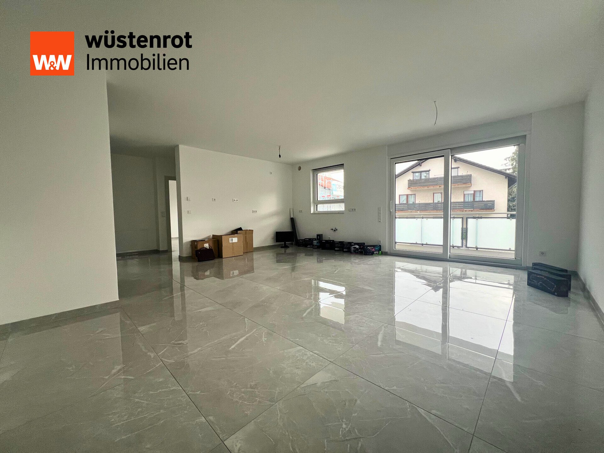 Immobilienangebot - Alzey - Alle - Helle Erdgeschosswohnung mit 3 Zimmern, Balkon & Stellplatz