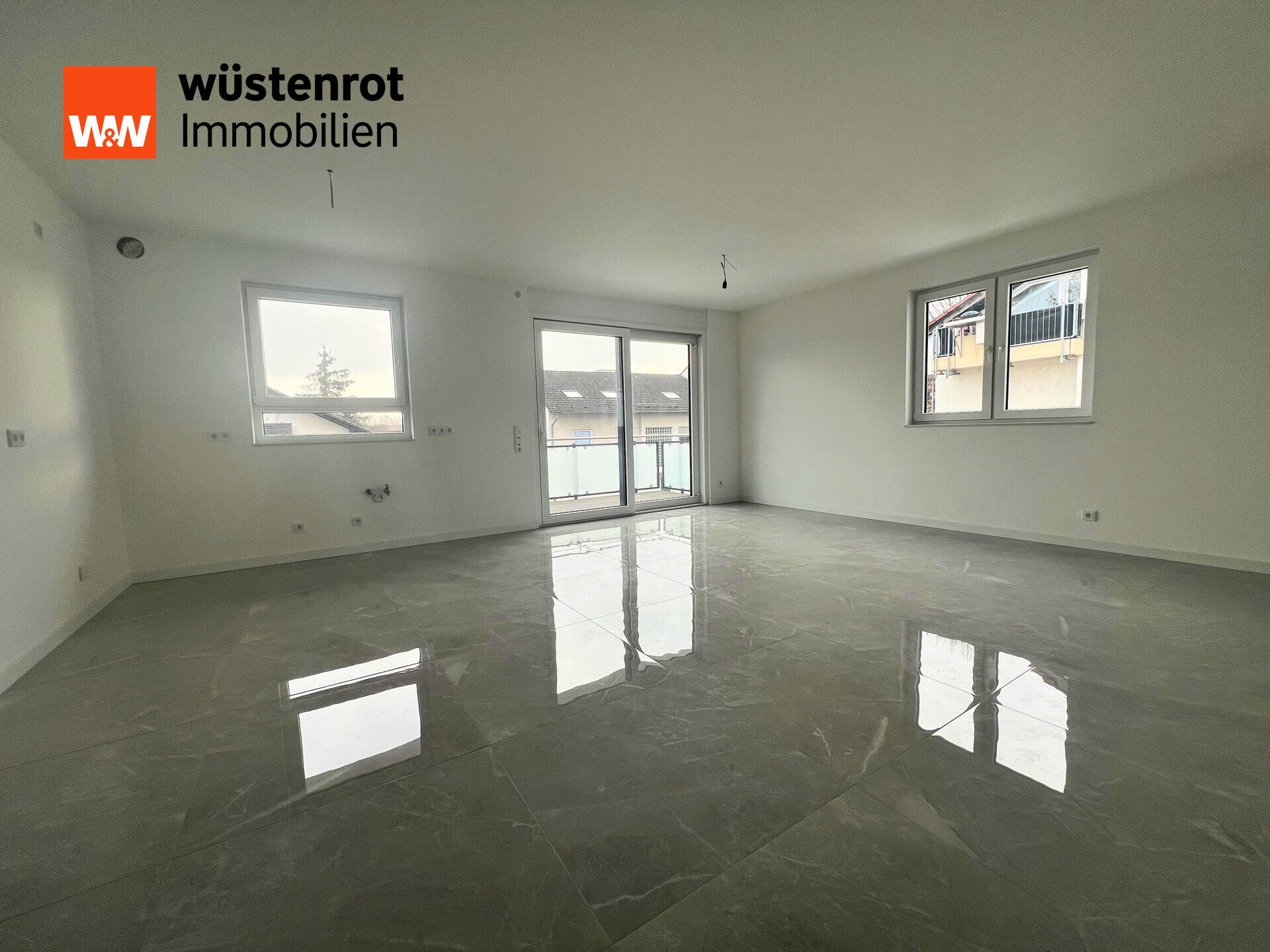 Immobilienangebot - Alzey - Alle - Erstbezug: Wohnung im 1. OG – Helle 3 Zimmer mit großem Balkon & Stellplatz