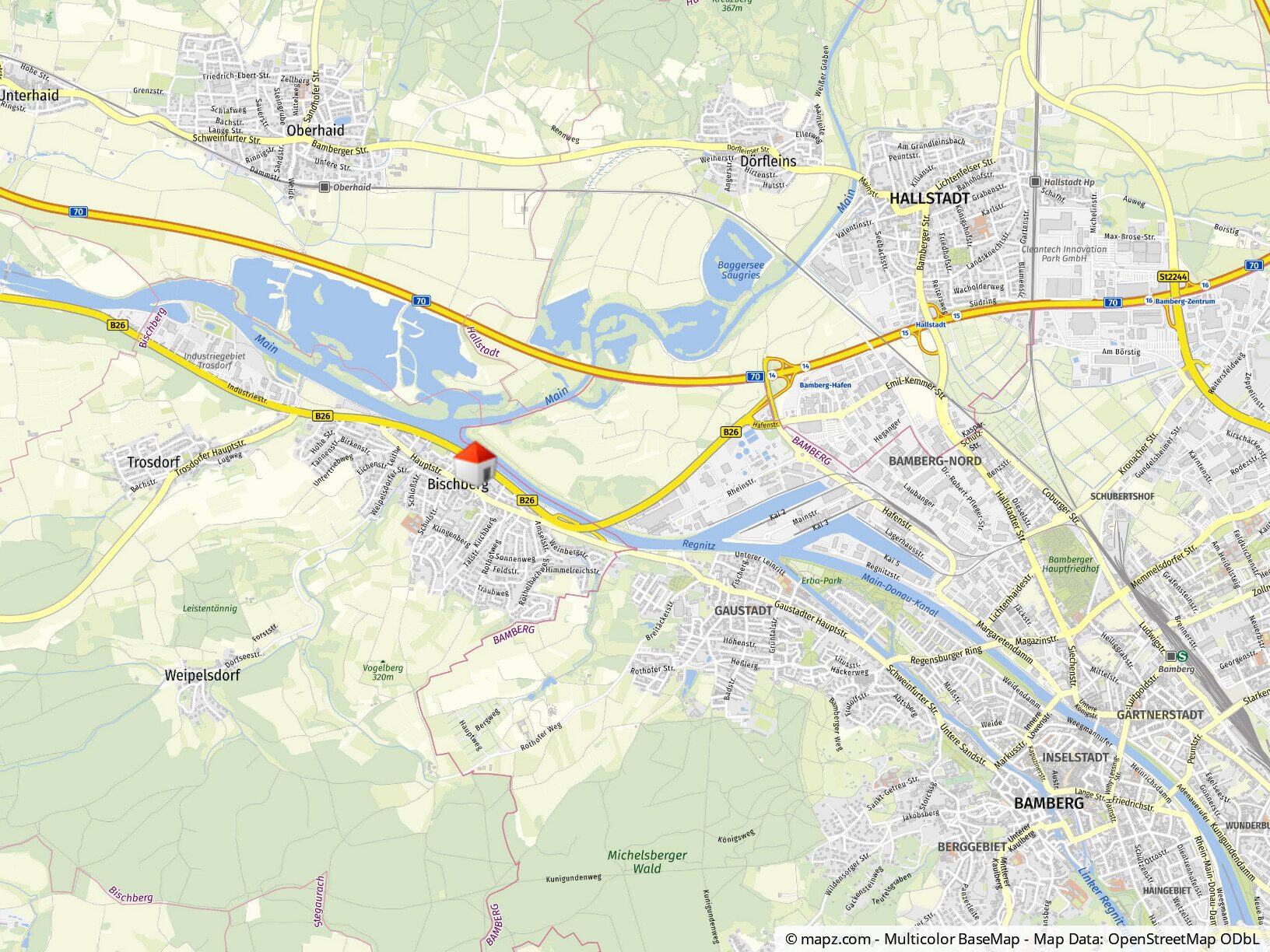Immobilienangebot - Bischberg - Alle - Attraktive Gewerbeeinheit mit 150 m² in Bischberg