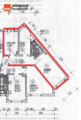 Immobilienangebot - Hannover - Alle - Charmante 2-Zimmer-Altbauwohnung in der List – Zeitmietvertrag f. 36 Monate