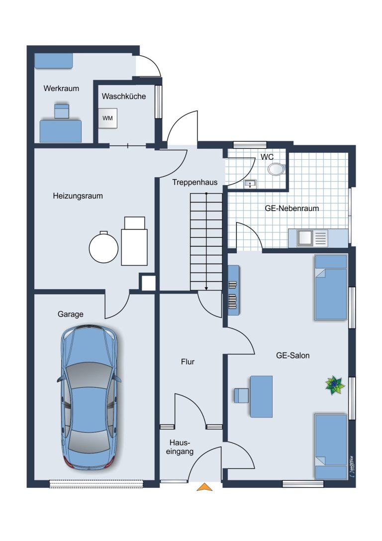 Immobilienangebot - Sankt Johann-Upfingen - Alle - Ihr Zuhause mit Perspektive: Wohnen & Arbeiten perfekt kombiniert