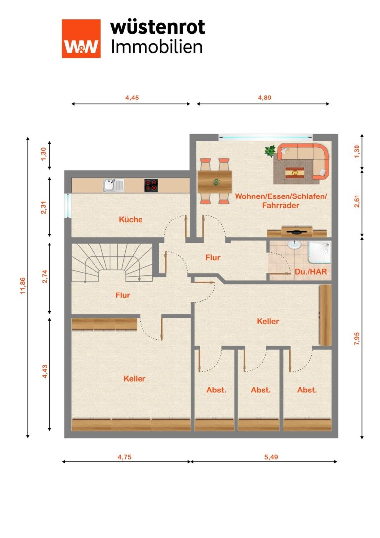 Immobilienangebot - Unkel - Alle - Top gepflegtes Mehrfamilienhaus mit Garten und Parkplätzen in toller Lage von Unkel!