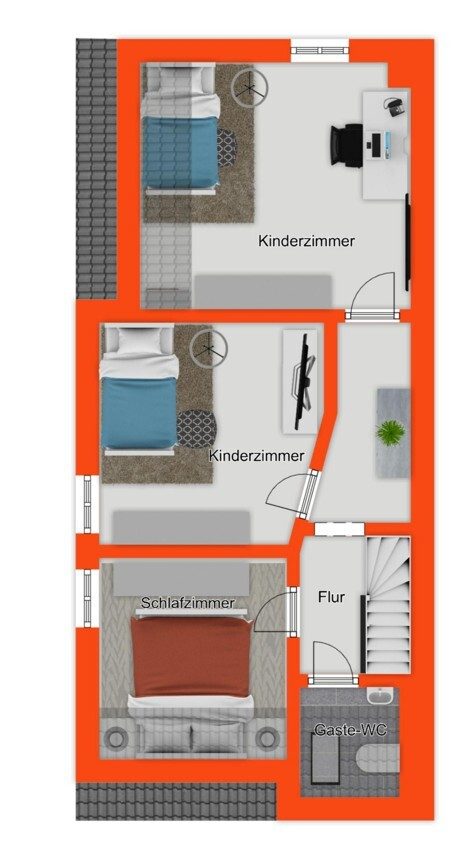 Immobilienangebot - Parkstetten - Alle - Wohnen mit Garten: Modernisierte Doppelhaushälfte in Parkstetten