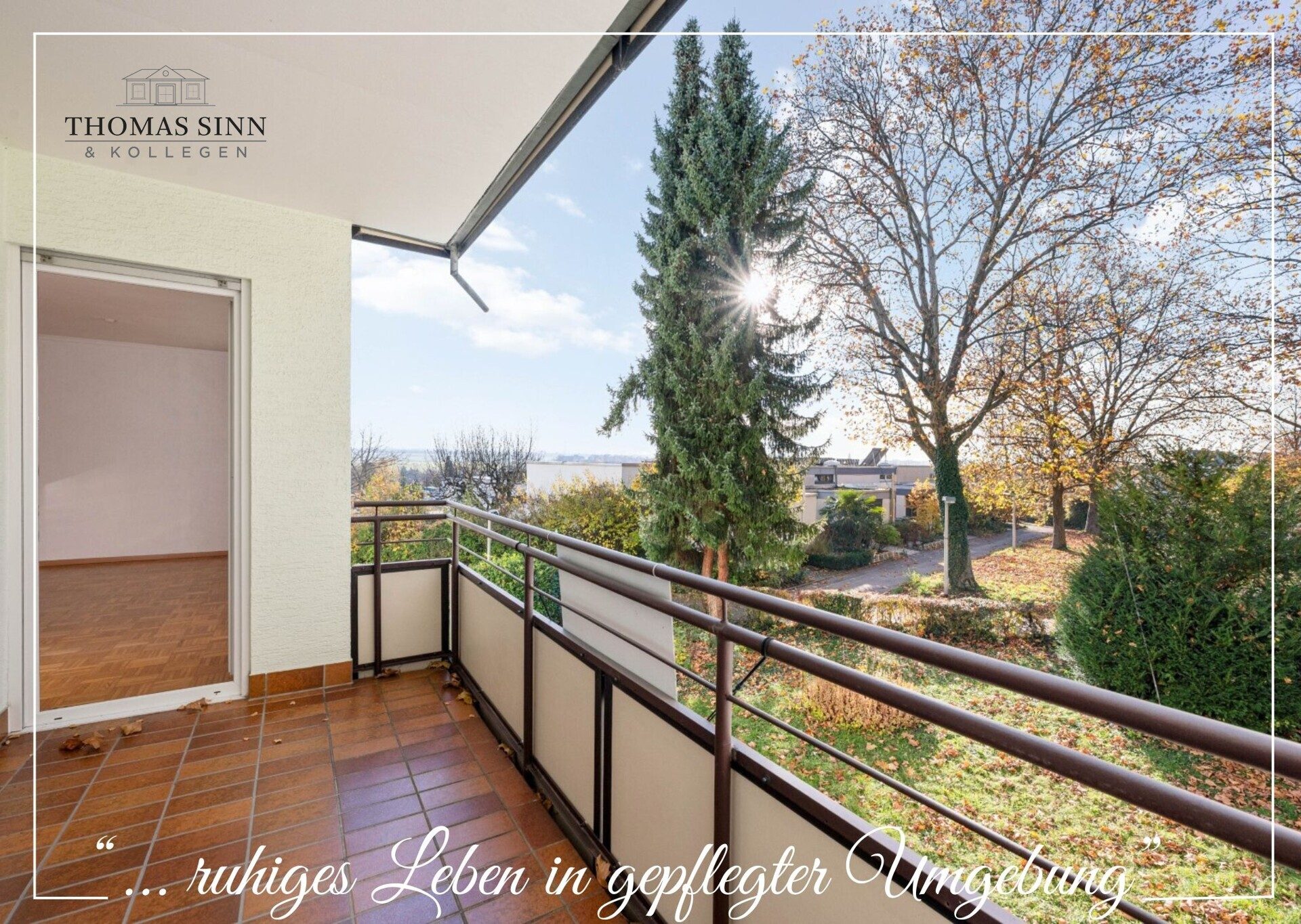 Immobilienangebot - Möglingen - Alle - Schöne 3,5 Zimmer Wohnung mit schönem Blick ins Grüne - sofort frei