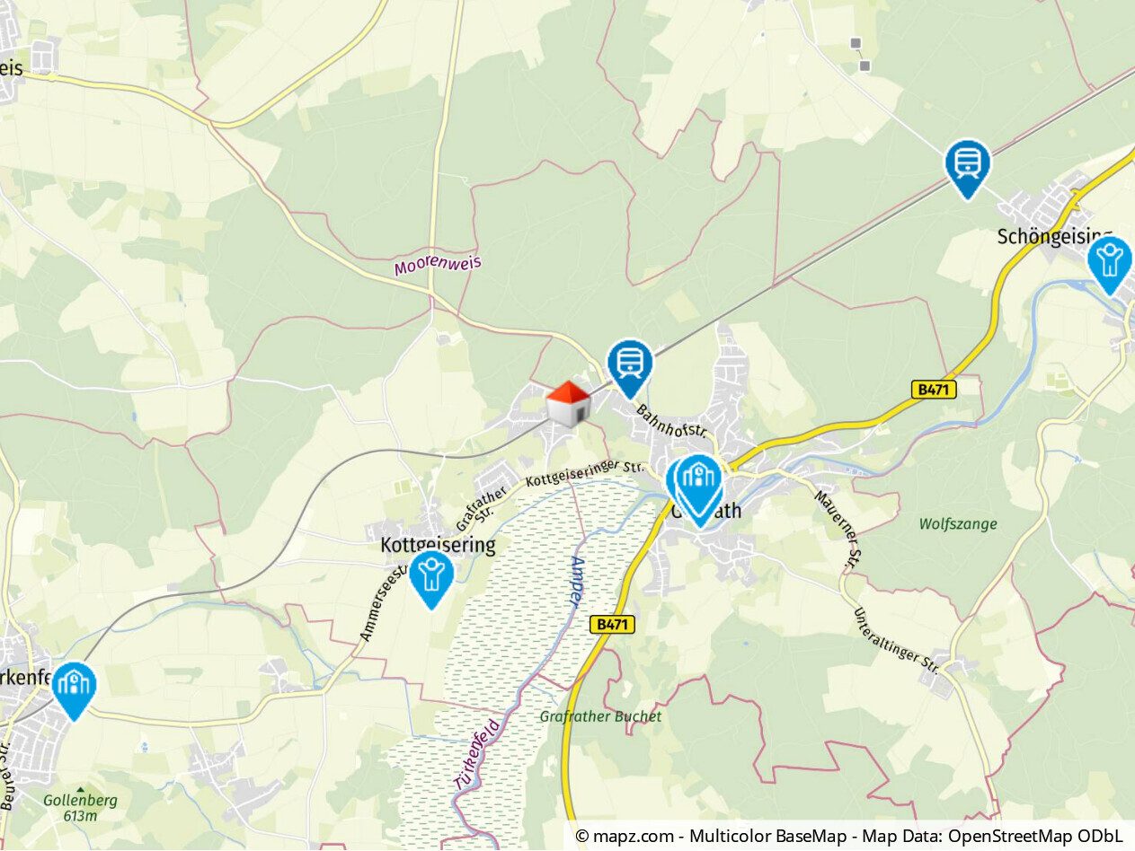 Immobilienangebot - Kottgeisering - Alle - Ein vielseitig bebaubares Grundstück in leichter, ideal nutzbarer Hanglage