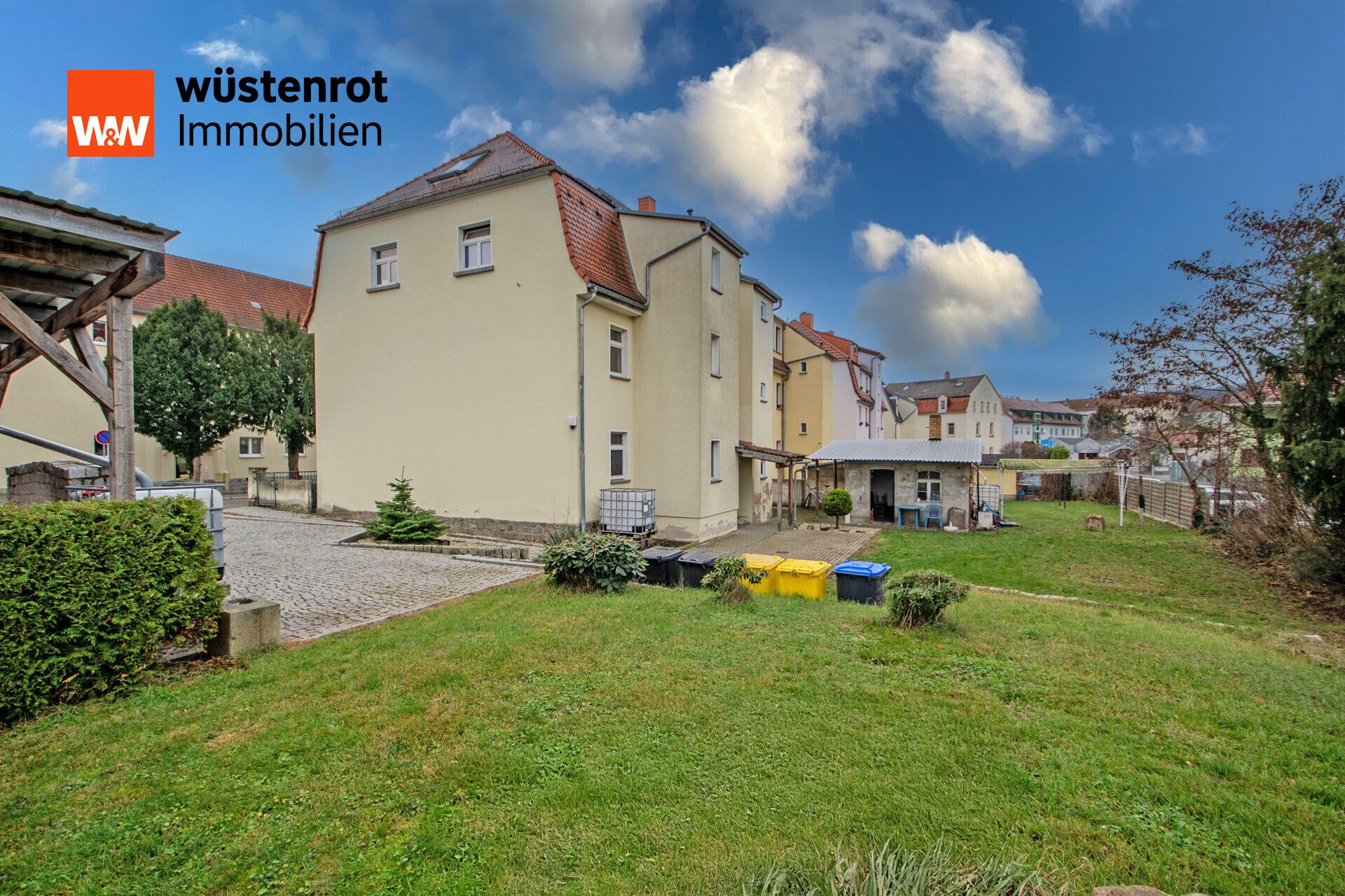 Immobilienangebot - Kamenz - Alle - Investitionschance in Kamenz – Wohnpaket mit PV & Baulandreserve