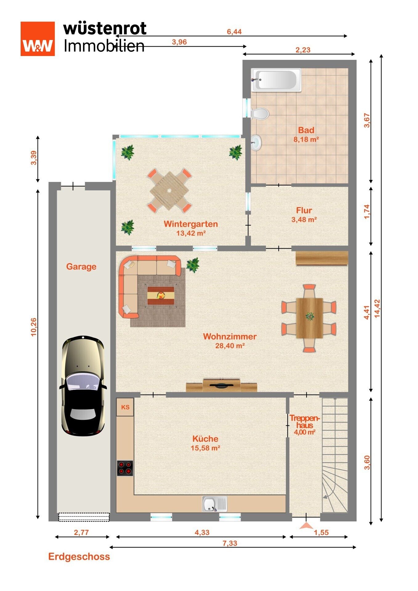 Immobilienangebot - Ensdorf - Alle - Familienfreundliche Doppelhaushälfte in ruhiger Sackgassenlage von Ensdorf