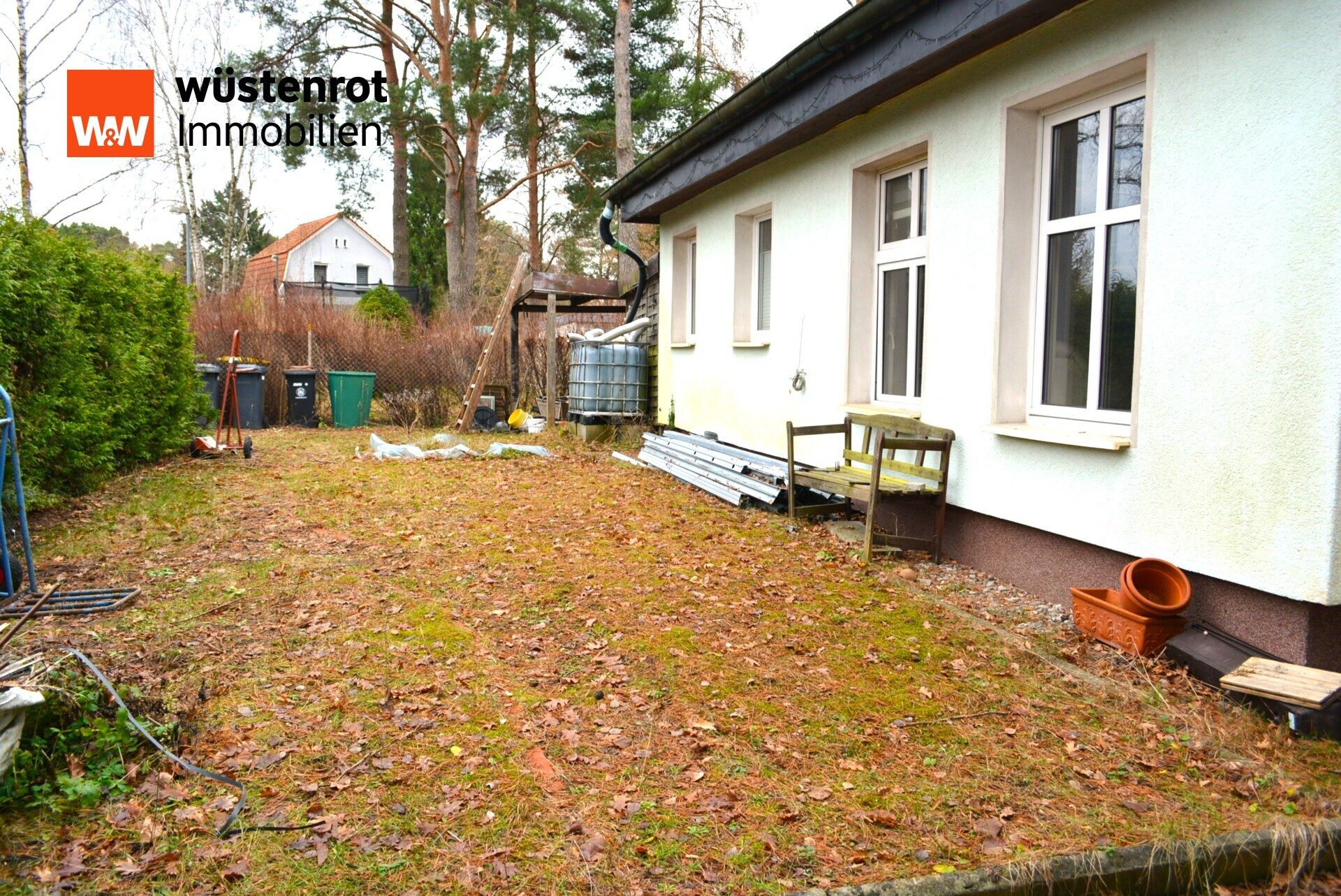 Immobilienangebot - Zühlsdorf - Alle - Gemütlicher Bungalow + ein Bungalow im Rohbau, in Zühlsdorf