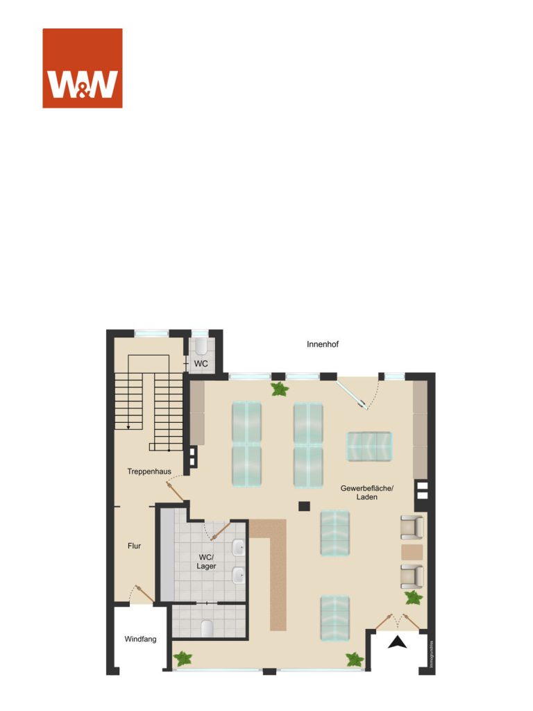 Immobilienangebot - Bad Orb - Alle - Ich bin reserviert! Vollvermietetes 2-FH mit Friseurladen, Dachterrasse, Lager & über 6,5 % Rendite!
