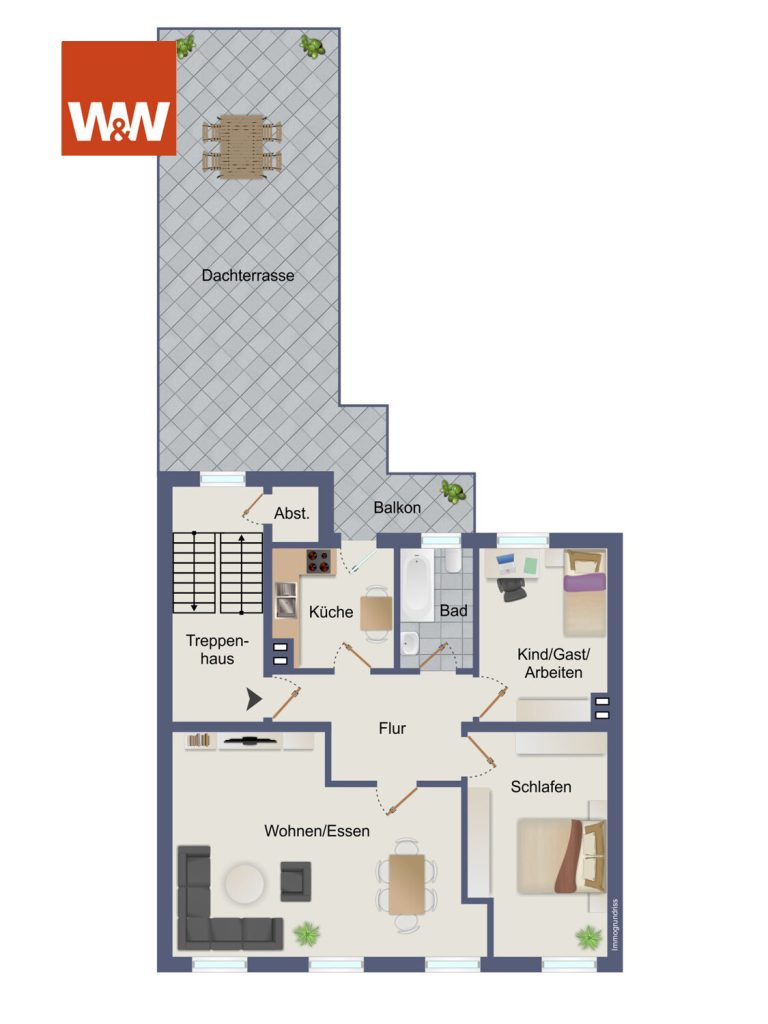 Immobilienangebot - Bad Orb - Alle - Ich bin reserviert! Vollvermietetes 2-FH mit Friseurladen, Dachterrasse, Lager & über 6,5 % Rendite!