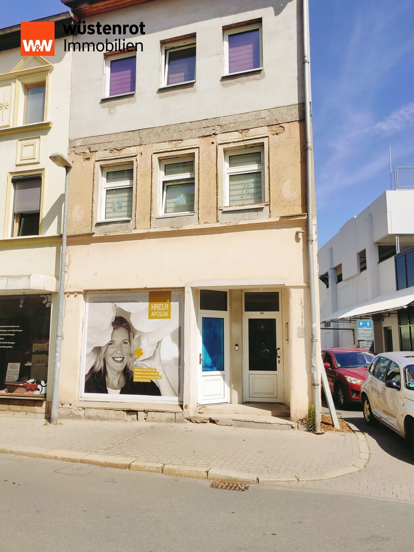 Immobilienangebot - Apolda - Alle - Wohn- und Geschäftshaus in absoluter 1a Lage - Attraktive Kapitalanlage mitten in der Stadt