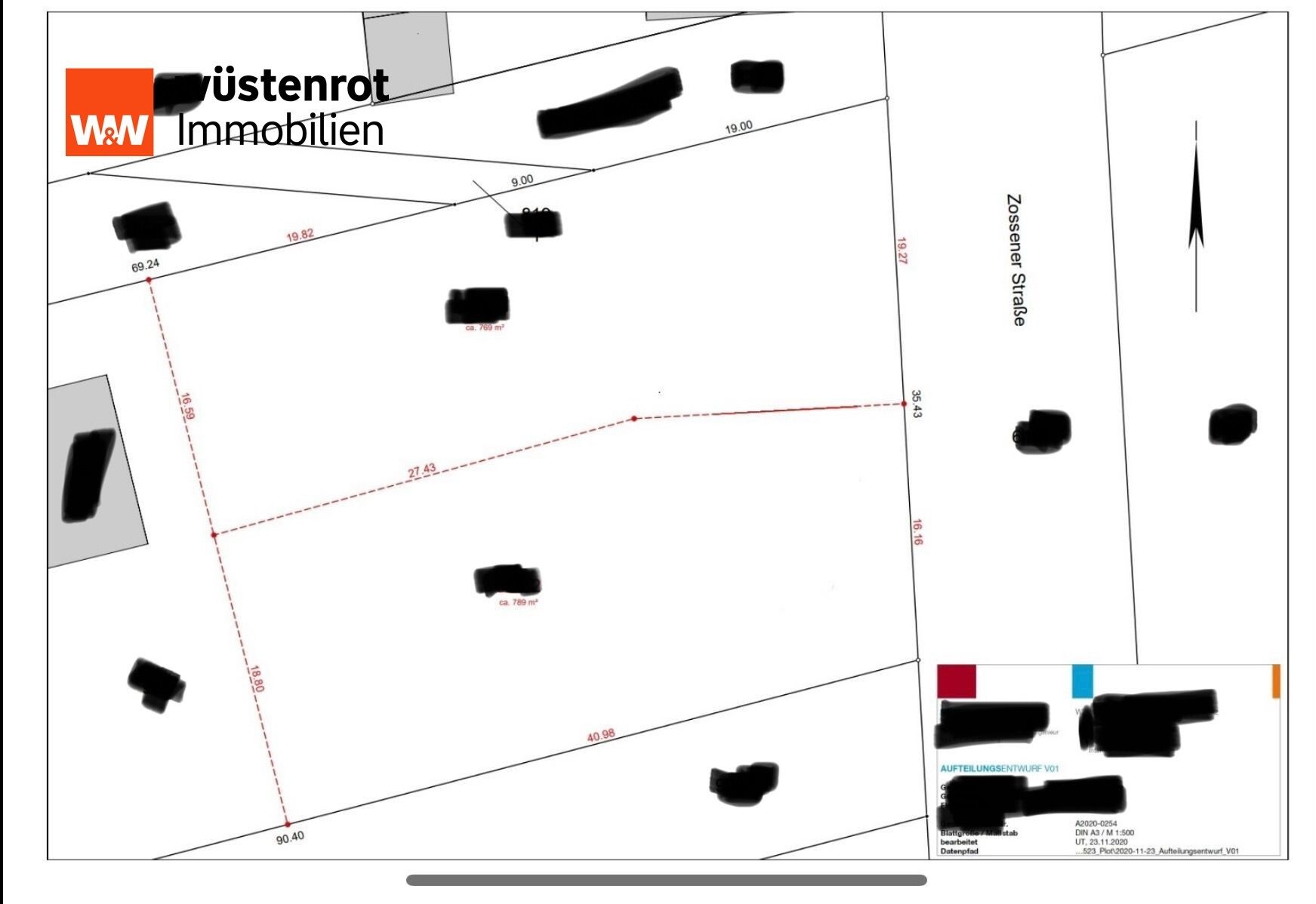 Immobilienangebot - Klausdorf - Alle - 768m² in Klausdorf am Mellensee! Eines der letzten Bauplätze ohne Baumbestand und Seenähe