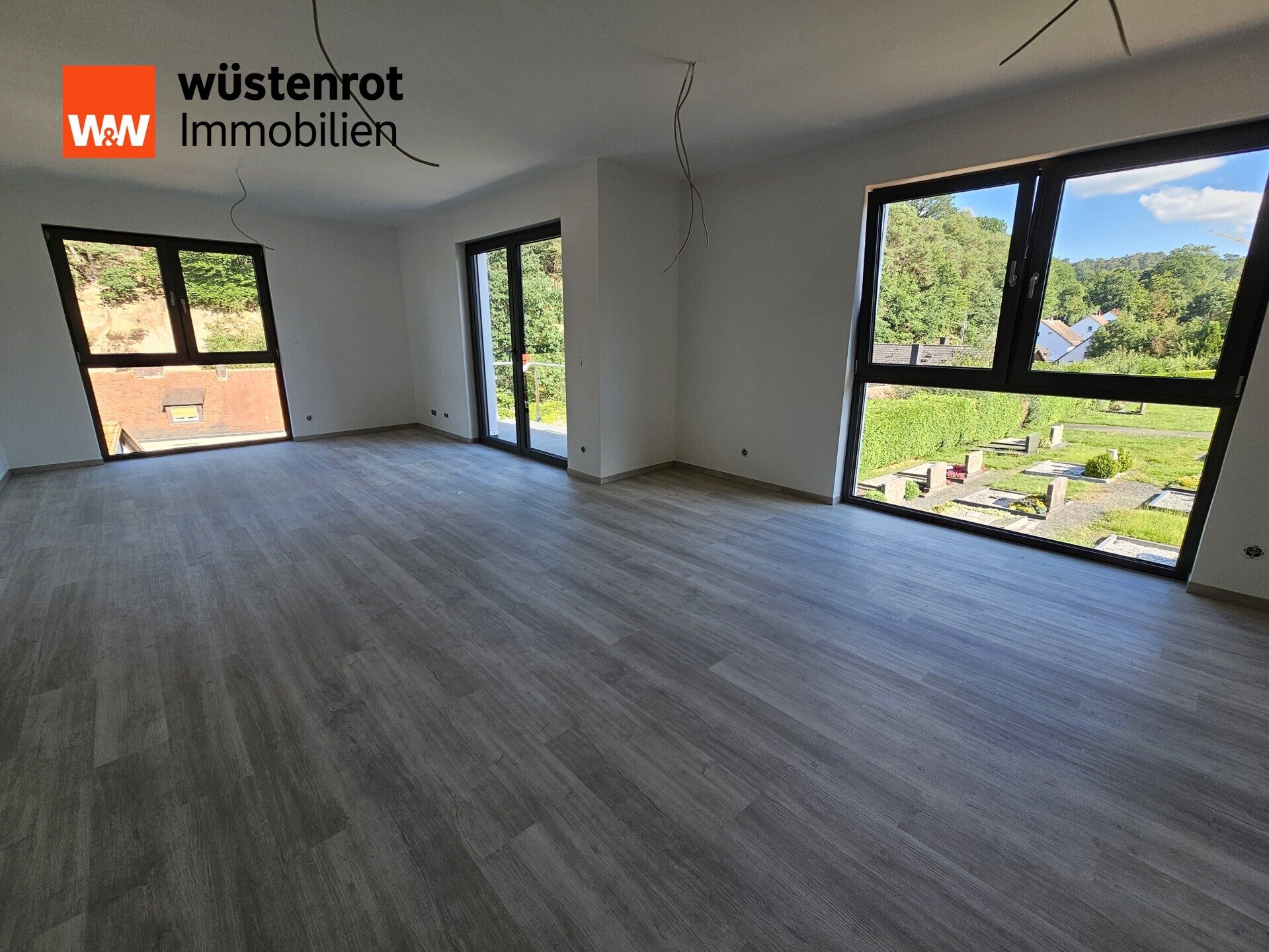 Immobilienangebot - Lahntal / Goßfelden - Alle - RESERVIERT ! Geschmackvolle 3-Zimmerwohnung im Neubau in Lahntal-Goßfelden