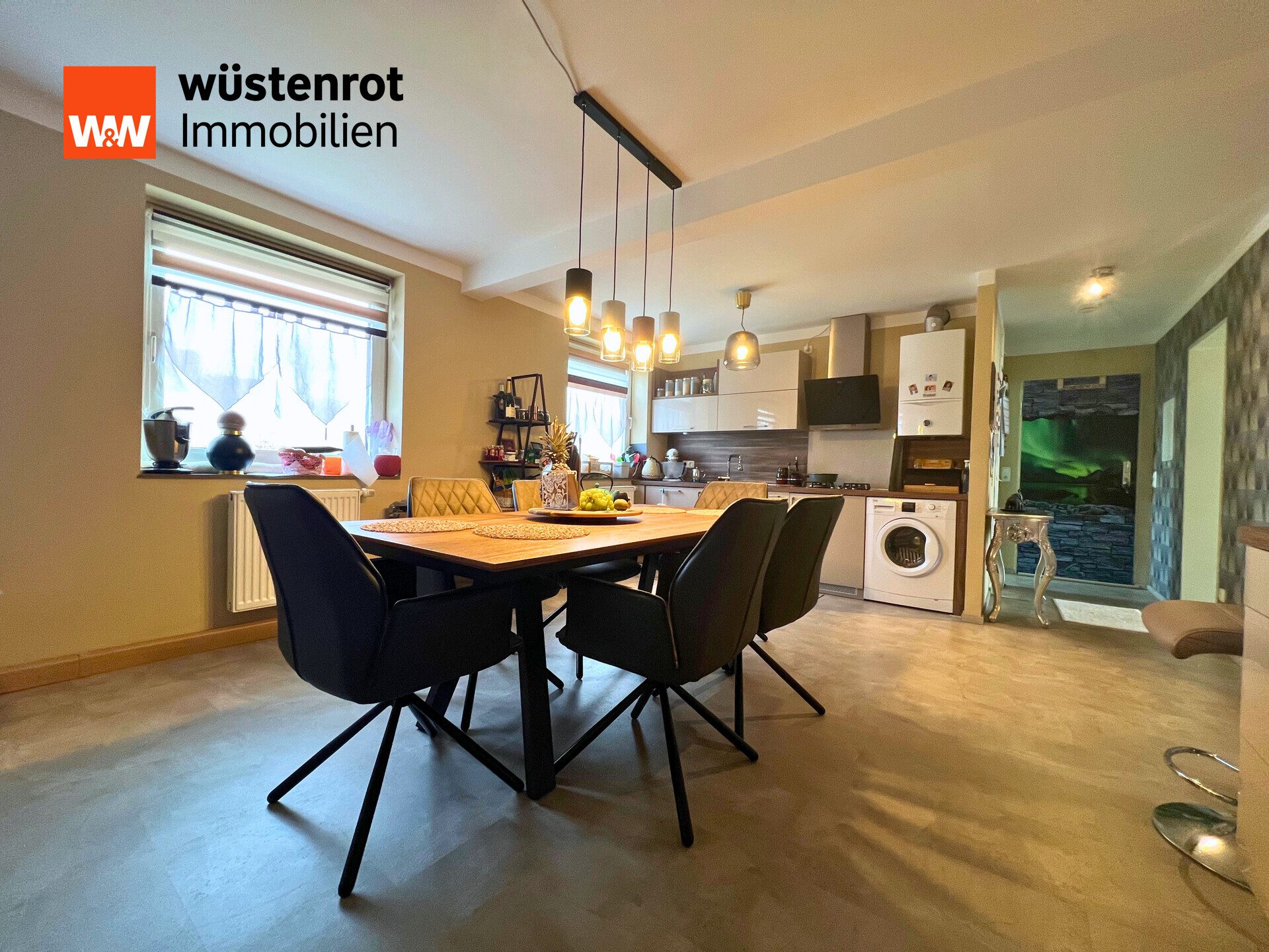 Immobilienangebot - Gau-Algesheim - Alle - Helle 2-Zimmer-Wohnung mit Balkon und moderner Einbauküche in zentraler Lage von Gau-Algesheim...