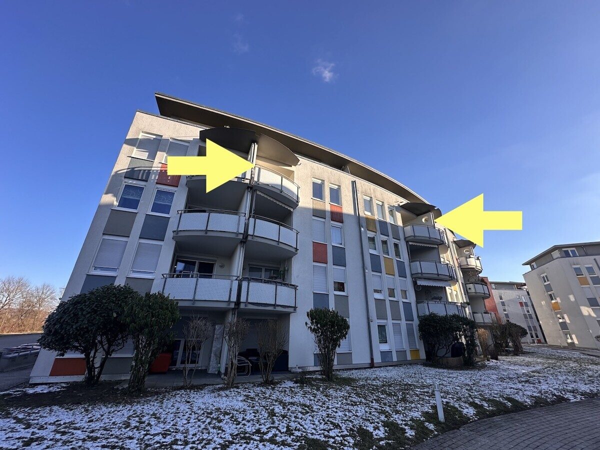 Immobilienangebot - Weinstadt / Endersbach - Alle - Helle Wohnung mit zwei Balkonen in gesuchter Wohnlage! Sofort bezugsfrei!