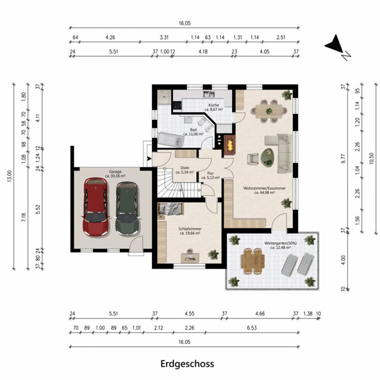 Immobilienangebot - Jesenwang - Alle - Exklusives Wohnhaus mit Wintergarten und Carport - auch ideal für Büros oder Praxen