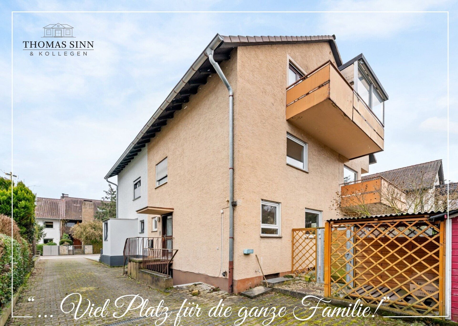Immobilienangebot - Neckarsulm - Alle - Doppelhaushälfte mit Potenzial - großer Hof - Garten - viel Platz für die Familie