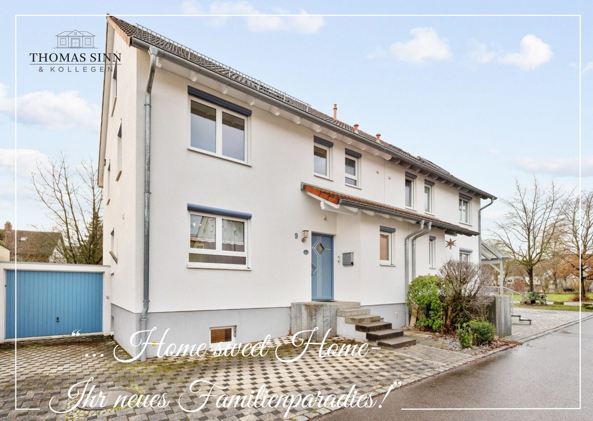 Immobilienangebot - Oberstenfeld - Alle - Sehr gepflegte DHH mit Garten und Garage in ruhigem Wohngebiet für Ihre Familie - sofort frei !