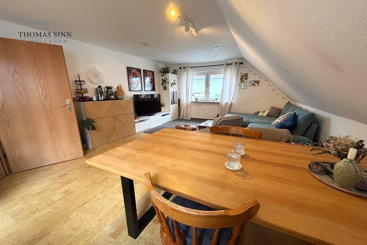 Immobilienangebot - Heilbronn - Alle - Schöne 3 Zimmer DG-Wohnung in ruhiger zweiter Baureihe
