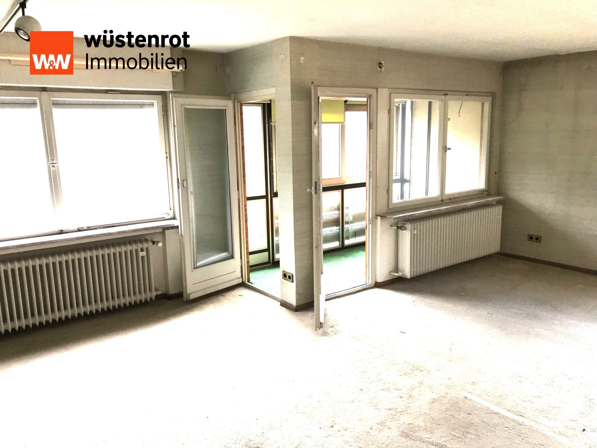Immobilienangebot - Müllheim - Alle - Raumwunder im Dörnröschenschlaf: Doppelhaushälfte mit Gewerbeeinheit