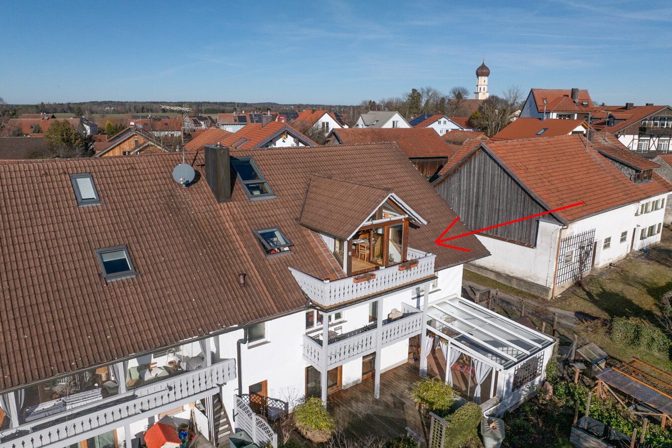 Immobilienangebot - Schondorf am Ammersee - Alle - Wohnen über dem See – Charmante Maisonettewohnung mit Alpenpanorama