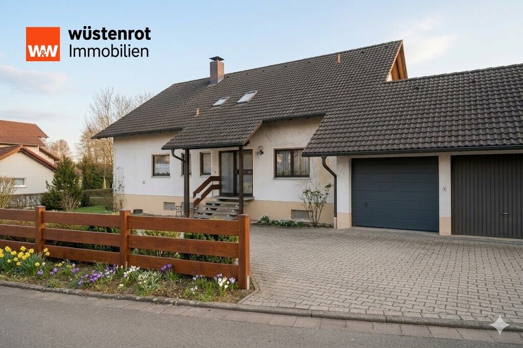 Immobilienangebot - Fladungen - Alle - Familienglück am Ortsrand: Gepflegtes Raumwunder mit Kachelofen in Fladungen