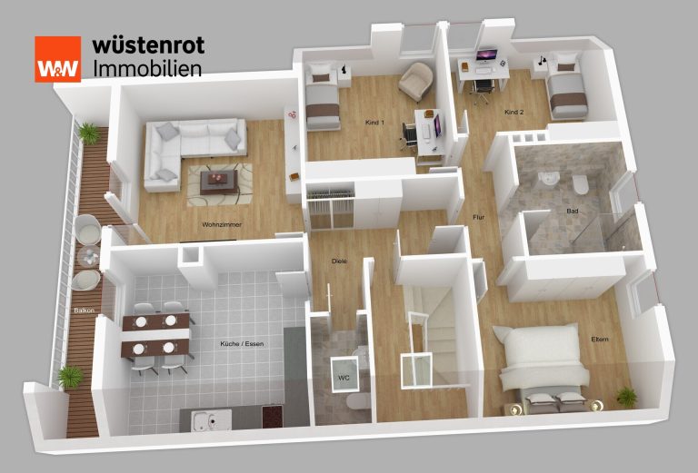 Immobilienangebot - Fladungen - Alle - Familienglück am Ortsrand: Gepflegtes Raumwunder mit Kachelofen in Fladungen