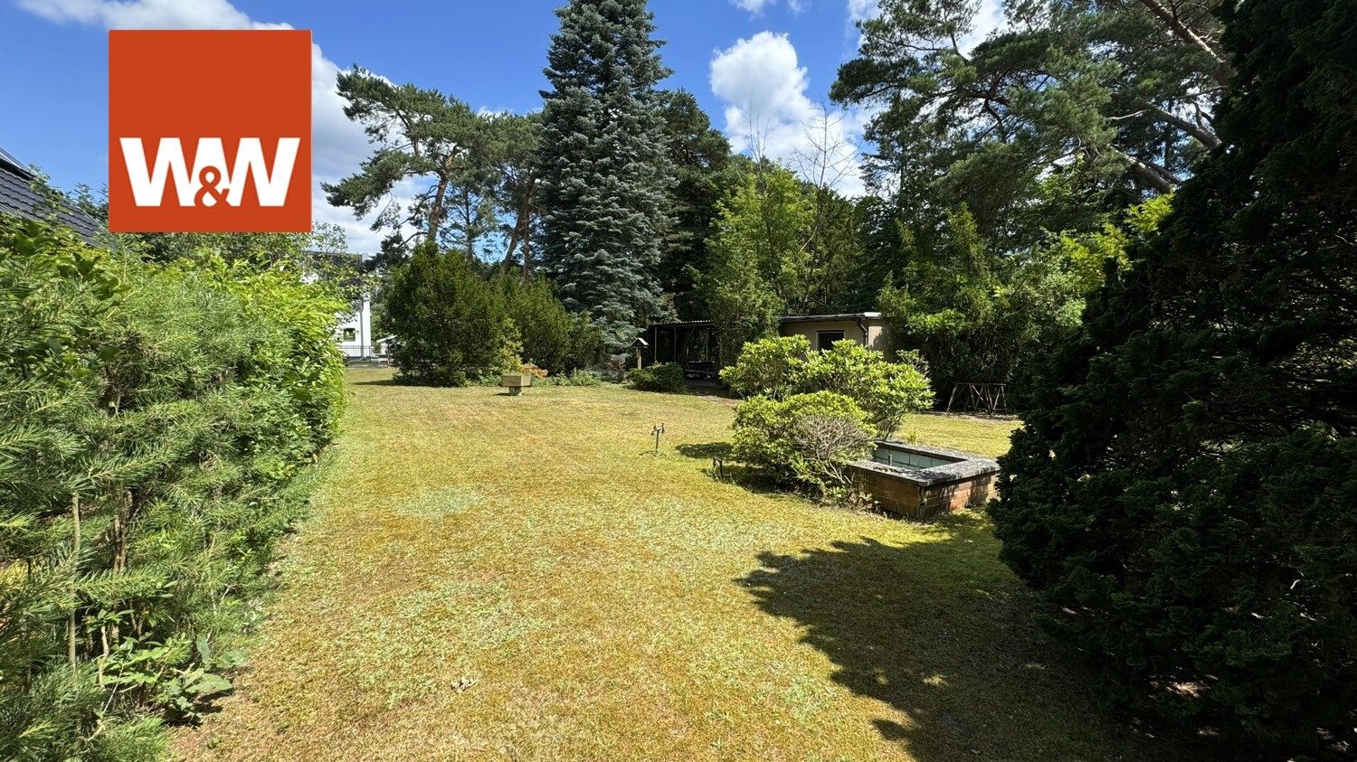 Immobilienangebot - Zernsdorf - Alle - Baugrundstück in Zernsdorf -Nähe Lankensee inkl. Wasserparzelle in nur 3 MInuten zu Fuß