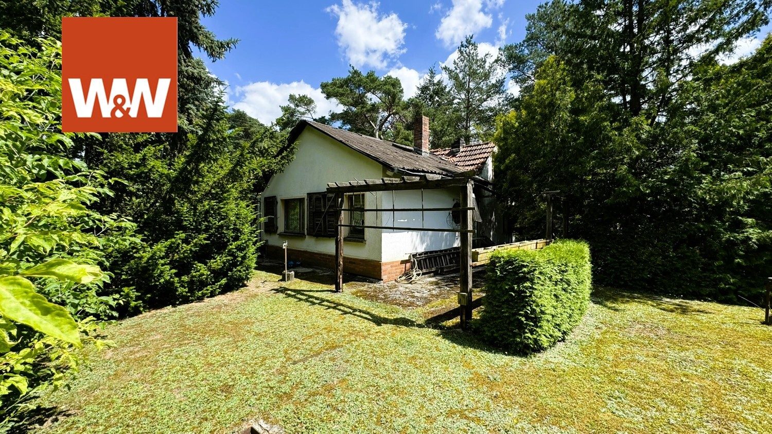 Immobilienangebot - Zernsdorf - Alle - Baugrundstück in Zernsdorf -Nähe Lankensee inkl. Wasserparzelle in nur 3 MInuten zu Fuß