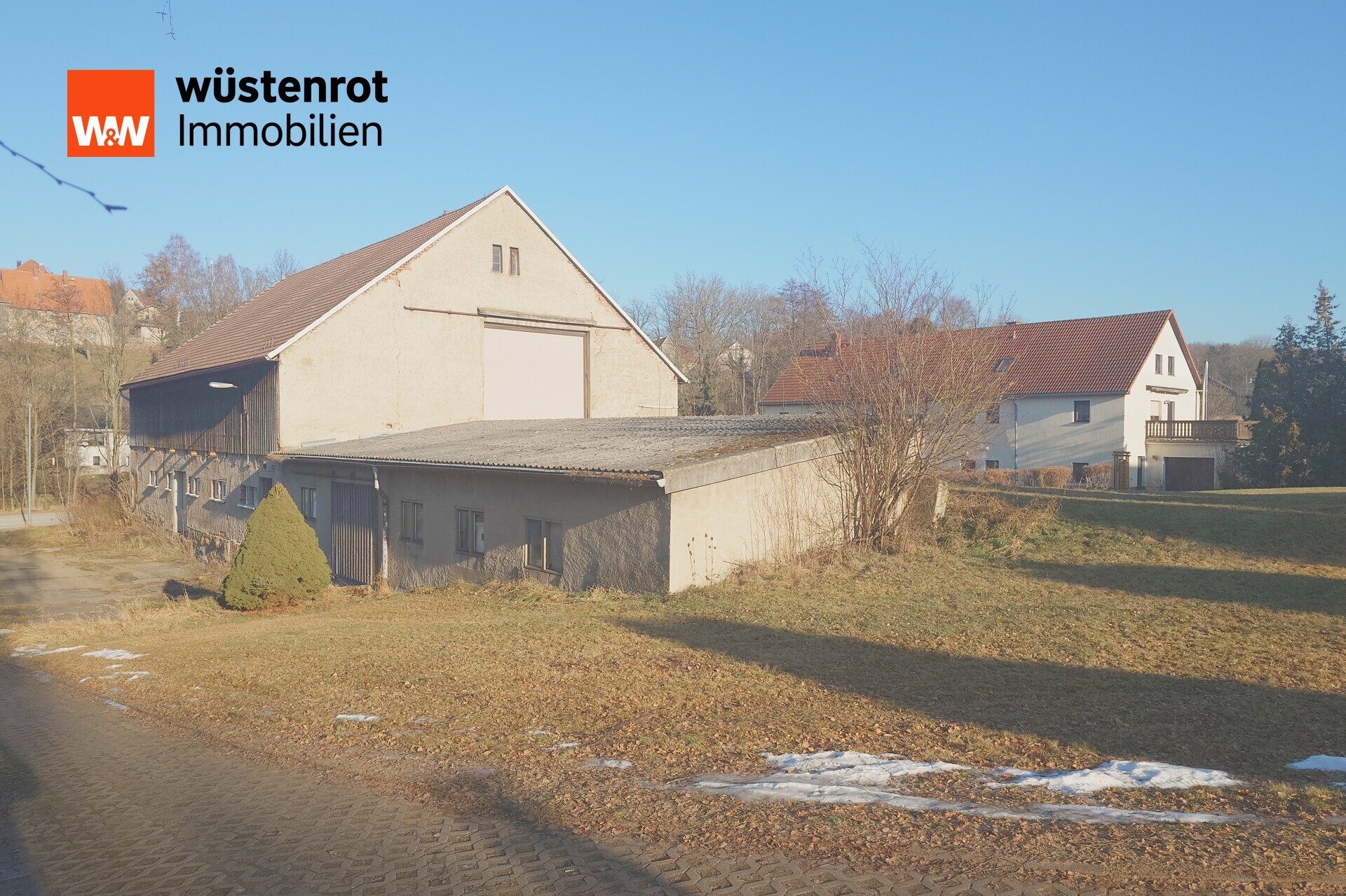 Immobilienangebot - Bobritzsch / Naundorf - Alle - Haus mit massiver Scheune in Naundorf