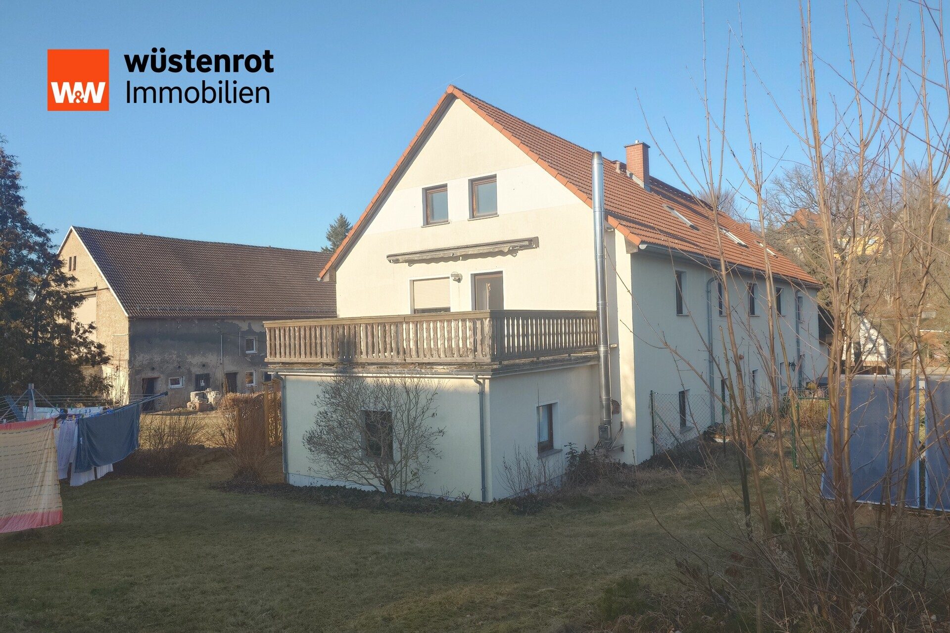 Immobilienangebot - Bobritzsch / Naundorf - Alle - Haus mit massiver Scheune in Naundorf