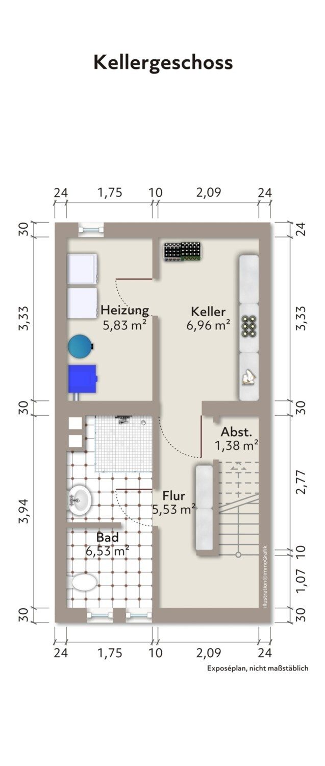 Immobilienangebot - Kiel - Alle - Viel Haus auf kompaktem Raum – teilmodernisiertes Reihenmittelhaus