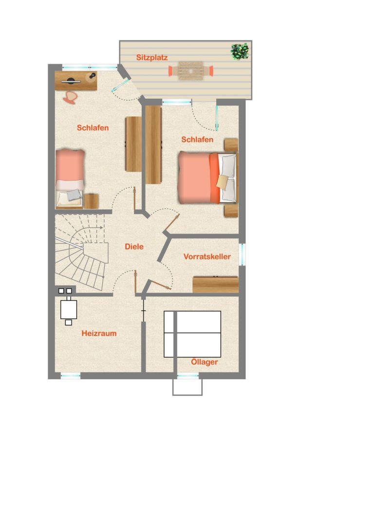 Immobilienangebot - Trier / Ehrang - Alle - Doppelhaushälfte mit viel Platz!
